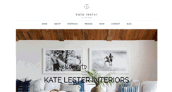 Desktop Screenshot of katelesterinteriors.com